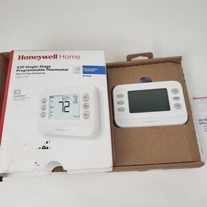 Honeywell Home X2P Single-Stage Programmable Thermostat RTH20B White 5-2 Day